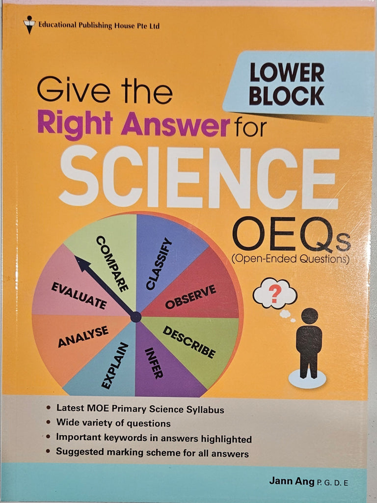 lower Block Give the Right Answer for Science Open-ended Questions (Primary 3 & 4)